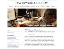 Tablet Screenshot of davidworlock.com